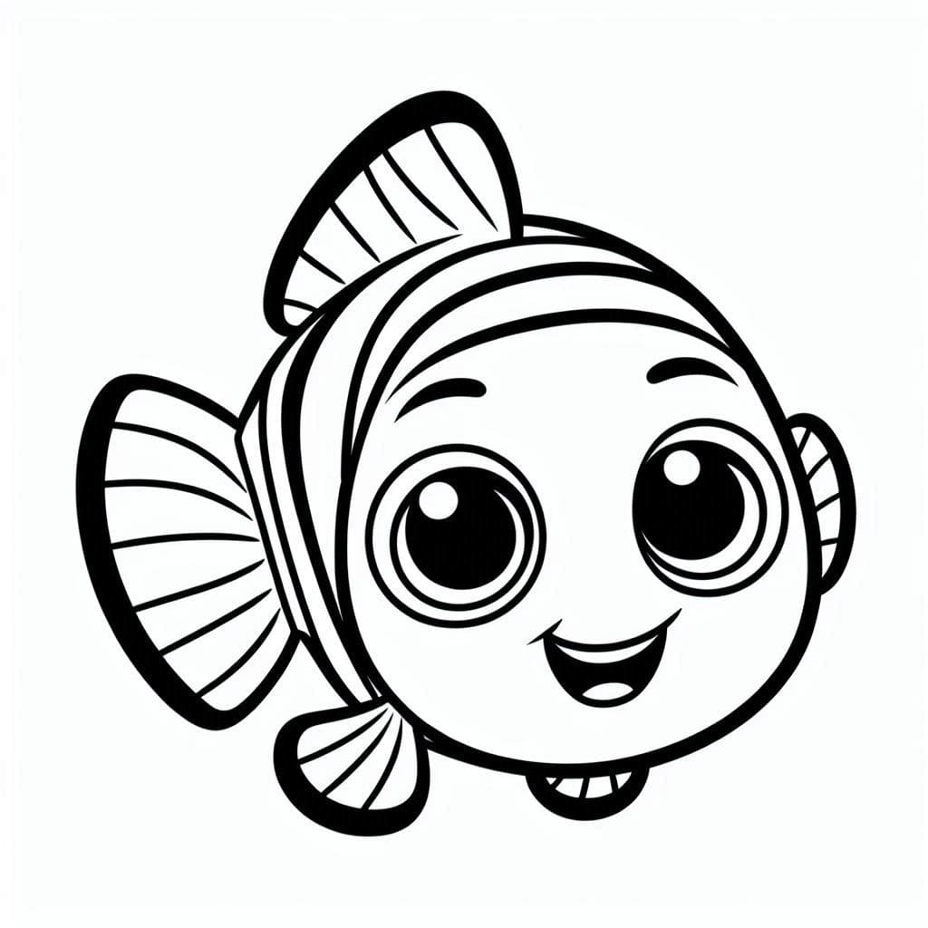 buscando a nemo para colorear