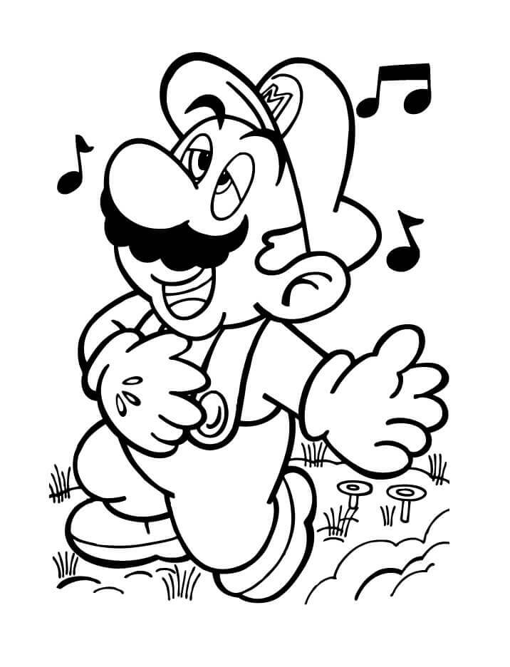dibujo cancion imprimir y colorear