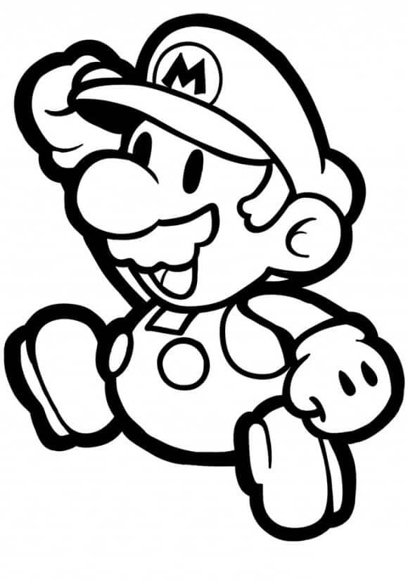 mario para colorear