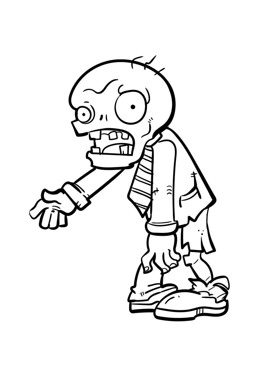 plantas vs zombies para colorear