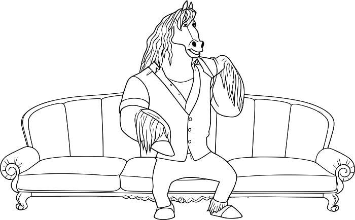 Dibujo de Prefeito Brian Winddancer de Zootopia 2 para Imprimir e Colorir Gratuitamente